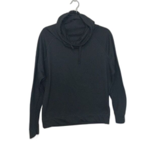 NIKE Sweatshirt Women's Size Small Black Dri-Fit Turtleneck Athletic Running - Picture 11 of 11